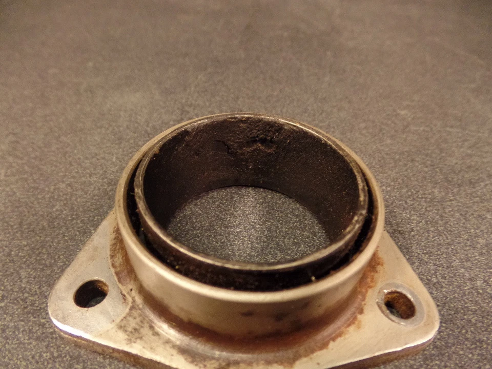 Yamaha SC500 SC 500 1974 74 colector de escape con herrajes  Foto 4 de 4