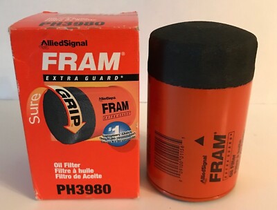 FRAM Extra Guard SureGrip Oil Filter Allied Signal PH3980 - New in Open Box