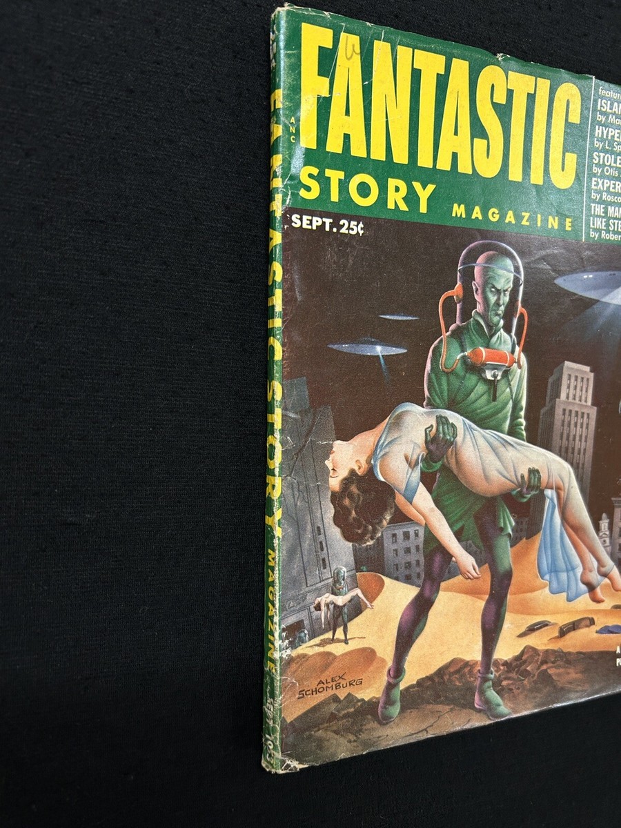 ファンタスティック・ストーリー・マガジン1953年9月アレックス・ショーンバーグ FANTASTIC Story Magazine Sept. 1953 ALEX SCHOMBURG cover! GGA! | eBay