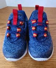 Nickelodeon Blue Paw Patrol Toddler Boy Light Up Shoes Elastic Slip On Size 6