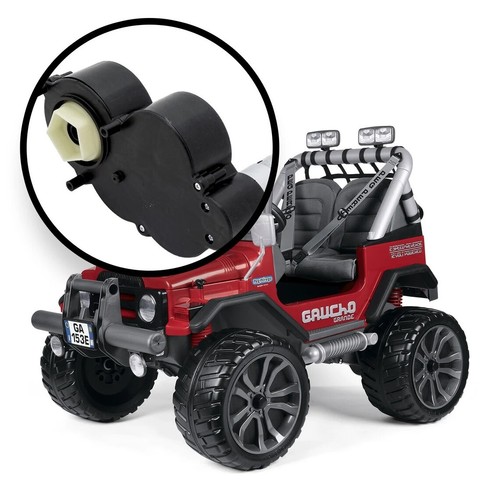 Ingranaggi di ricambio rinforzati in nylon per fuoristrada Peg Perego Gaucho 12V - Foto 2 di 7