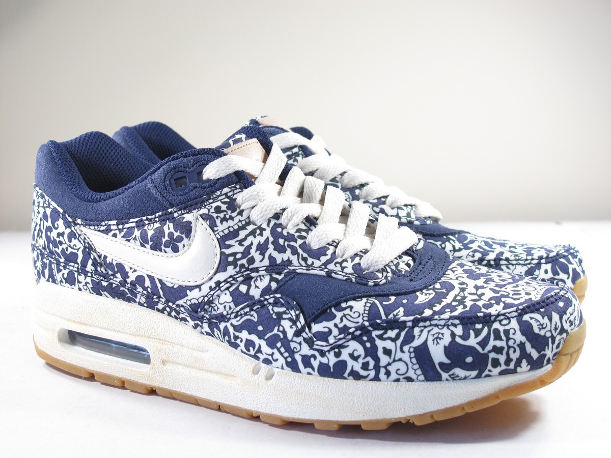 DS NIKE 2011 AIR MAX 1 IMPERIAL PURPLE LIBERTY 7.5 VINTAGE SAFARI