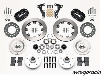 Wilwood Forged Dynalite Pro Series Front Disc Brake Kit fits 1941-1955 Cadillac,