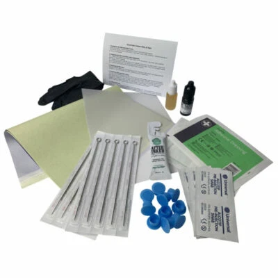 DCtattoo 100% Vegan Friendly Cruelty Free Stick and Hand Poke Tattoo Kit Needles