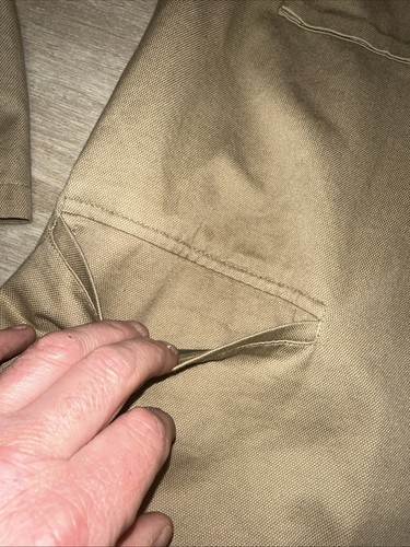 Peter Werth Designer Beige Utility Jacket Size 5 46 Inch Chest - Imagen 4 de 12