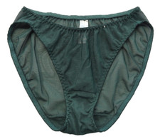 Maidenform M Inner Solutions Sheer Mesh Hi-Cut Waist VTG Nylon Panty 90s USA