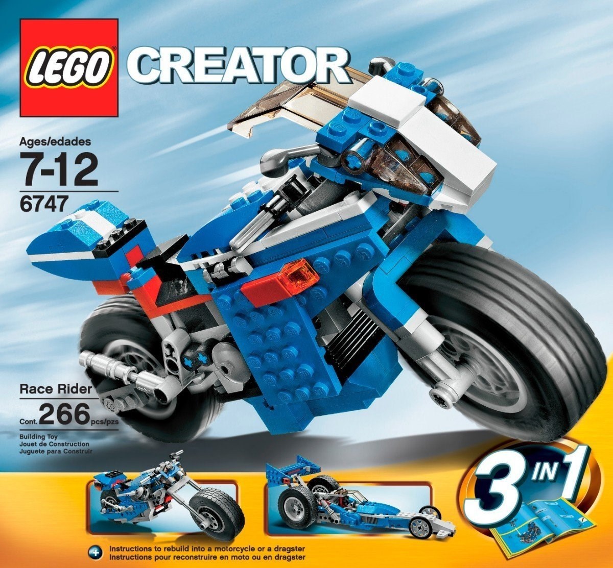 LEGO 6747 - LEGO Creator Race Rider - NO BOX | eBay