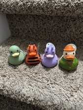 Set Of Four Target Bullseye Playground Summer 2025 Rubber Ducks NEW