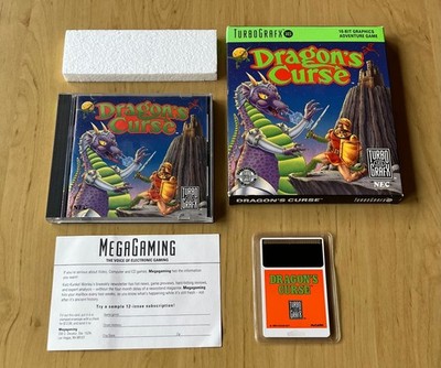 Dragons Curse Dragon's Turbografx 16-Bit NEC PC Engine TurboChip HuCard CIB