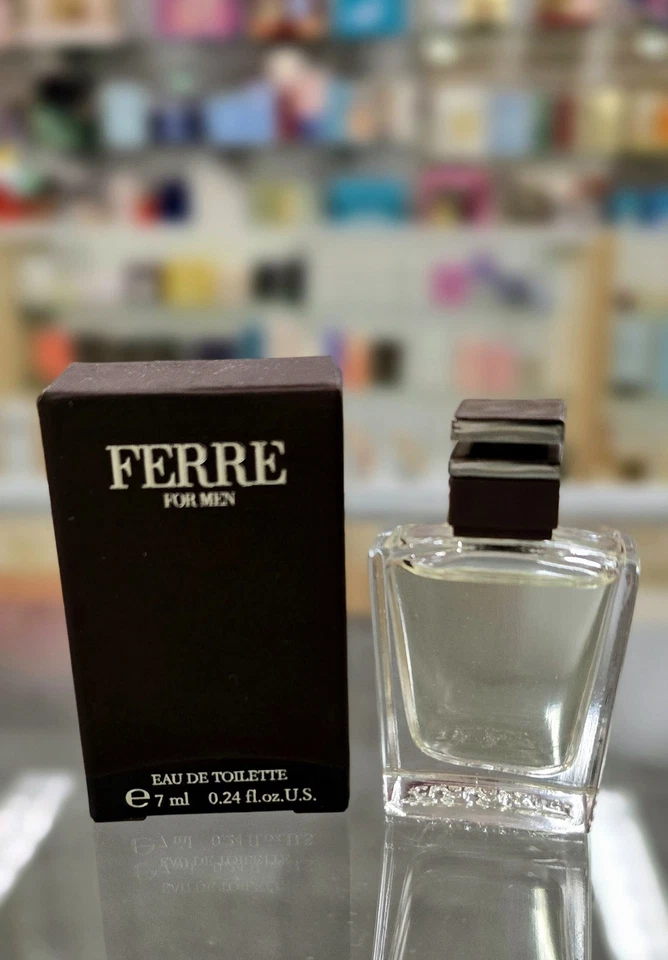 FERRE FOR MEN by Gianfranco Ferre .25oz EDT Splash Mini × 6pcs (Vintage ☆ Rare) - image 2 of 4