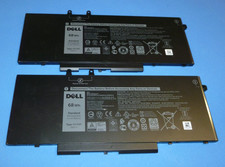  LOT OF 2 Dell Latitude 5400 5500 Precision 3540 4-Cell 68Wh Battery 4GVMP