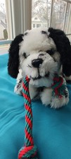 FurReal Friends Pets Dalmation w Toy Rope 2006 Interactive Dog Plush Tuggin Pup
