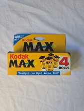 Kodak Max Versatility 400 ISO 24 Exposure 35mm Film Pack of 4 , Exp 07/2002