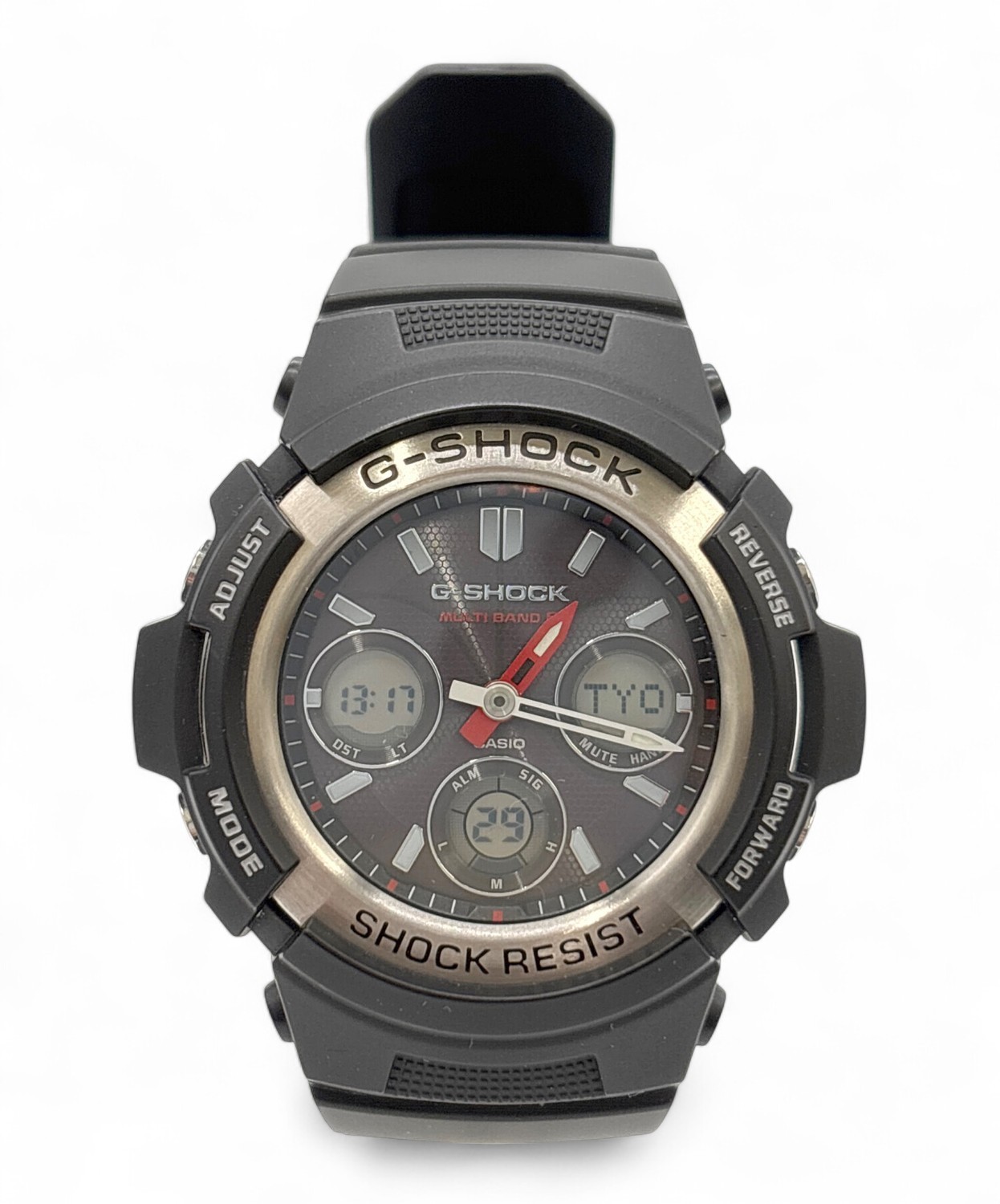 CASIO Digital Black Mens Watch 2706 Authentic Timepiece