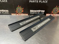 2024 FORD MUSTANG GT LH AND RH ILLUMINATED DOOR SILL TRIM SET OEM #1226