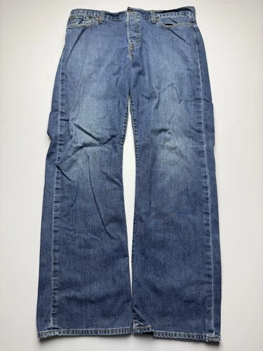 Vintage Levis Hesher Jeans Mens 36x32 Blue Med Wash Relaxed Straight VTG USA VTG - product listing photo