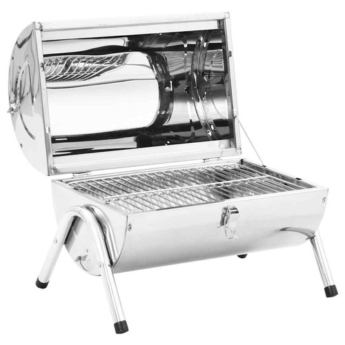 Mangal Shaslyk Portatile In Acciaio Inox 2mm - Griglia Barbecue A Pozzo Con 5 Livelli