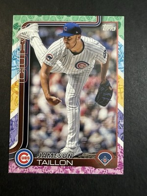 Jameson Taillon Topps 2025 Series One Easter Pastel SP Chicago Cubs #134