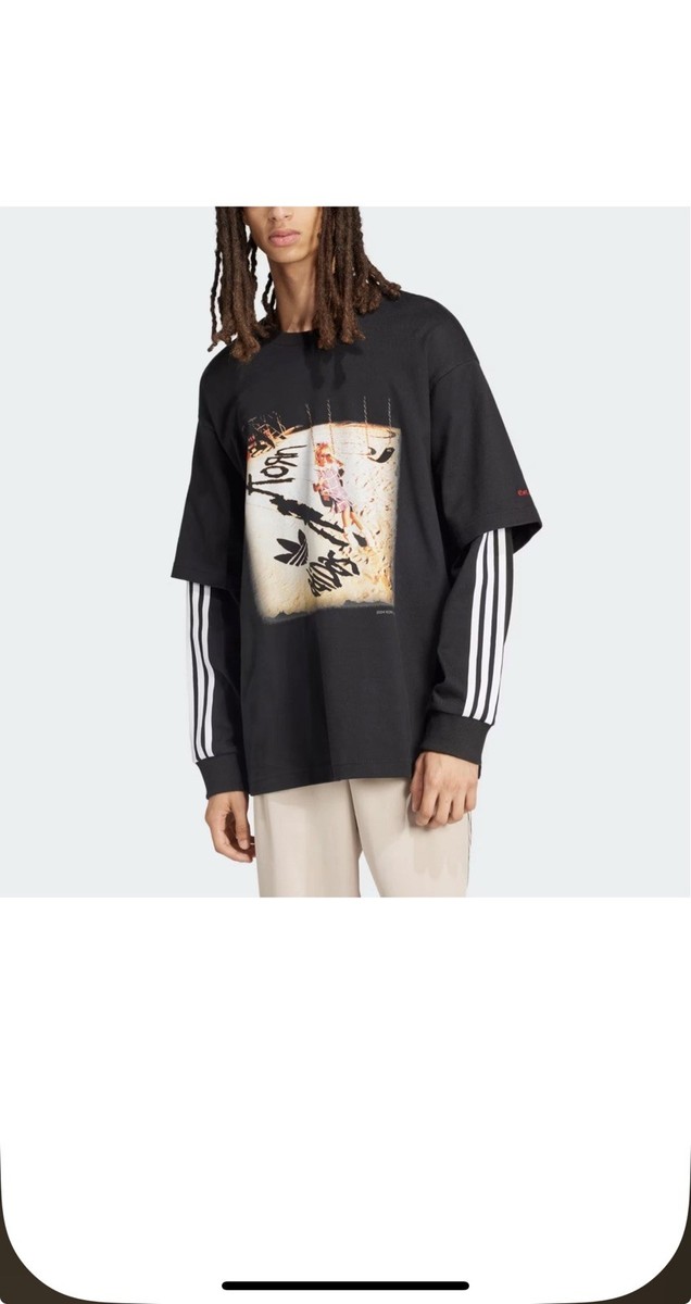 adidas KORN LONGSLEEVE BLACK Lサイズ adidas x KoRn Longsleeve Black size Medium | eBay
