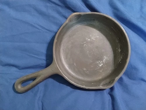 Wagner 6 1/2inch Cast Iron Skillet Sidney 0 Double Pour 1053h