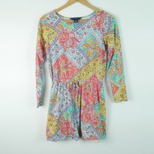 Ralph Lauren Girls Patchwork Paisley Dress Pr...