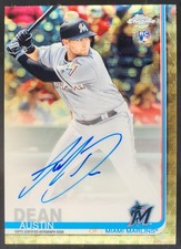Marketplace image: 2019 Topps Chrome Austin Dean Rookie Auto SuperFractor 1/1 RC Marlins LF2