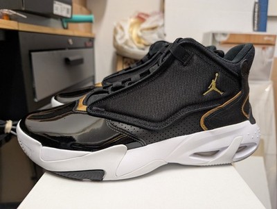 Air Jordan Max Aura 4 Gold Black Sneaker, Size 12 BNIB DN3687-007