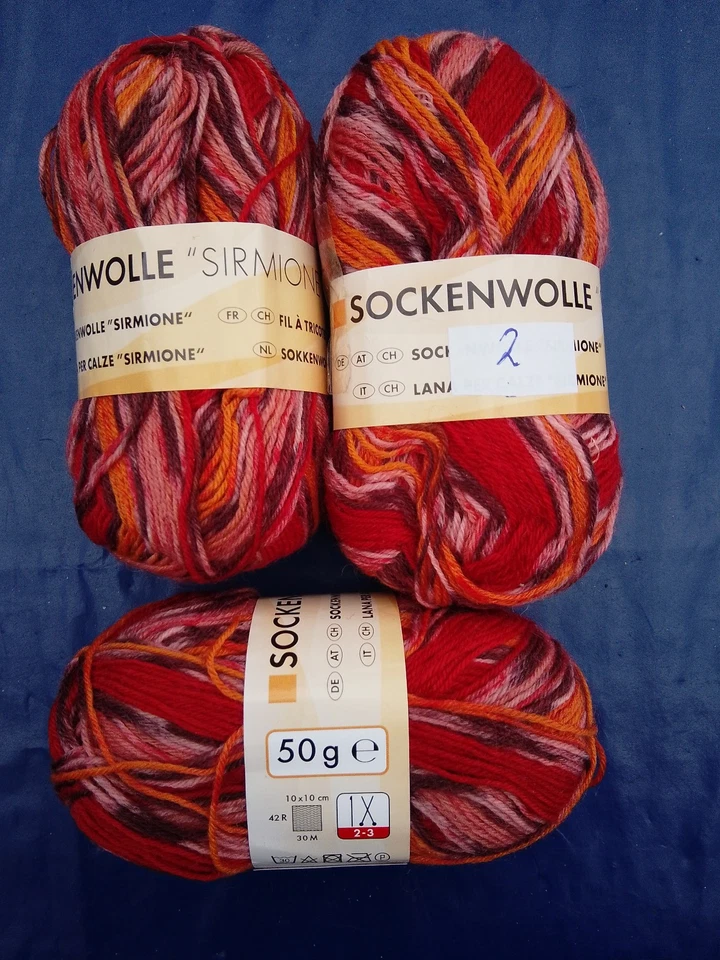 Sockenwolle Sirmione - Gewicht:  150 g  -  Neu - Wolle