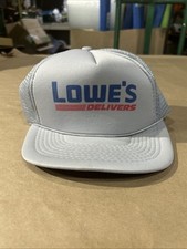 1980s Old Vintage Lowe's Delivery Lowe's Home Improvement Store TRUCKER HAT CAP