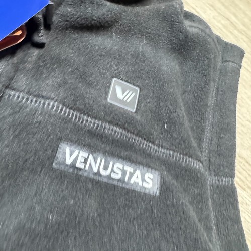 Venustas Women's Heated Fleece Vest M NWT Black Full Zip NO BATTERY - Picture 11 of 11