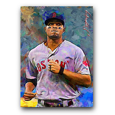 Xander Bogaerts #2 Art Card Limited 39/50 Edward Vela Signed (Boston Red Sox)