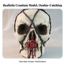 Authenticistic Skull Model Portable Halloween Decoration Reusable