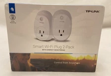 TP-LINK Smart Wi-Fi Plug 2 Pack Remote Access Model HS110-KIT (US) NEW