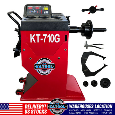 Wheel Balancer Machine 10-24'' Rim Manual Garage Workshop for Tire Repair