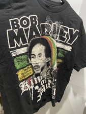 pro tag bob marley king of music t-shirt usa mens 2XL