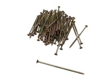 Forgefix MPS5120Y Schrauben, 100 Stück, Gelb passiviertes Zink