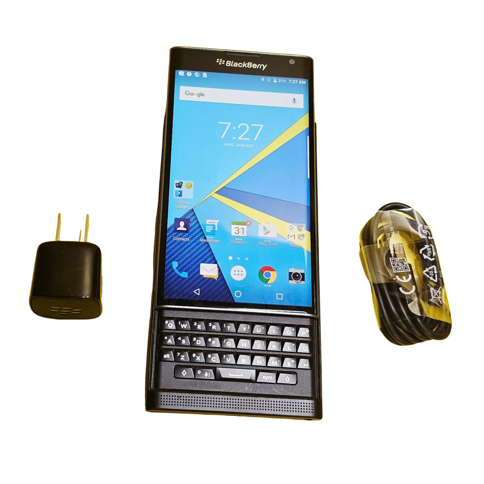 BLACKBERRY PRIV 32GB UNLOCKED SLIDER QWERTY 4G LTE ANDROID CELL PHONE CHATR BELL