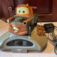 2006 Disney Pixar Cars Tow Mater Talking Digital Alarm Clock Radio