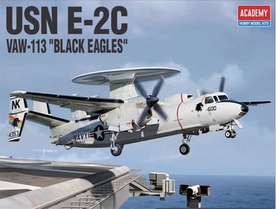Academy 12623 E-2C Hawkeye VAW-113 'Black Eagles' 1/144 Scale Plastic Model Kit