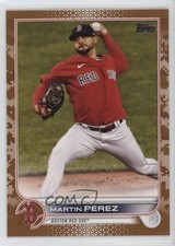 2022 Topps Series 1 Memorial Day Camo 16/25 Martin Perez #212 6k2