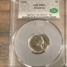 New Listing1940 Roosevelt Dime CAC PR67 Proof Silver 0.9 Philadelphia Uncirculated