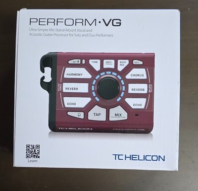 TC Helicon Perform-VG Vocal & Guitar Processor Harmony FX Looper Live Pedal