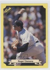 1987 Classic Update Yellow Travel Edition Green Back Roger Clemens #114 0f8