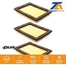 Engine Air Filter (3 Pack) For Ford F-150 F-350 Super Duty F-250 Lincoln Mark LT
