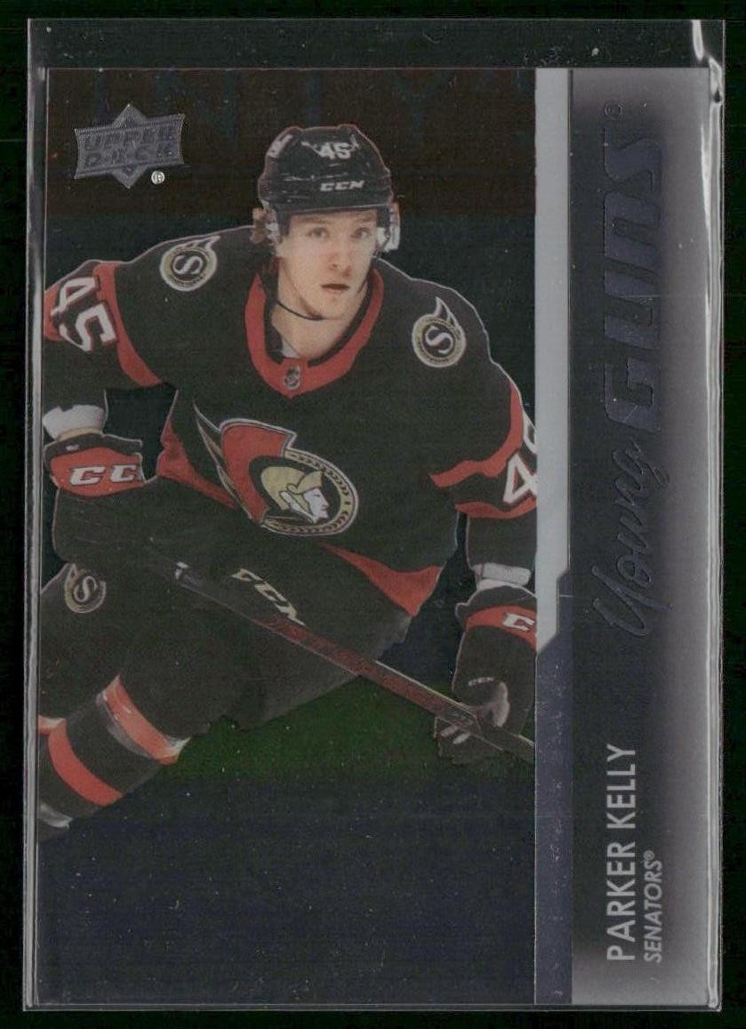 2021-22 Upper Deck Parker Kelly Clear Cut Young Guns RC #240 Ottawa Senators