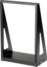 Startech 16U 2-Post Open Frame Desktop Server Rack, 19In Compact Space-Saving Fl