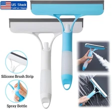 2× Window Cleaning Scraper Spray for Car Home 3 in 1 Window squeegee Cleaner USA