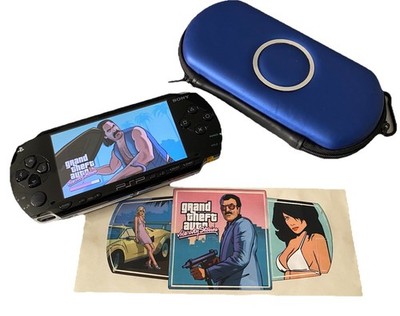 SONY PSP BUNDLE 1003 Konsole + GTA Vice City Spiel + seltene Skin STICK DRIFT PROBLEME