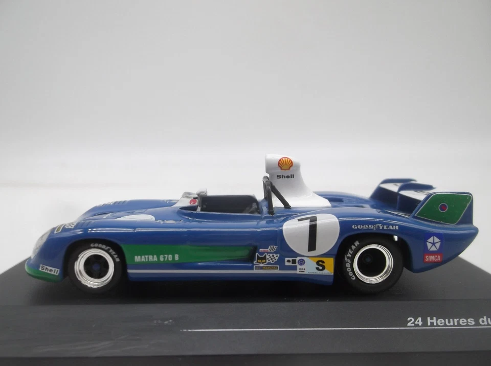 1/43 Winner 24h du Mans 1974 Matra MS670B #7 Pescarolo-Larrousse IXO/Altaya - Photo 2/4