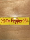 VINTAGE DRINK DR PEPPER CRATE CASE BOX TAG PORCELAIN SIGN POP SODA  1x6 inch’s